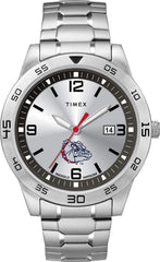 Timex Tribute Men's Citation 42mm Quartz Watch with Stainless Steel Strap - Gonzaga Bulldogs