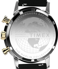 Timex Men's Chronograph Quartz Watch with Leather Strap TW2W60300