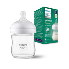 Philips Avent SCY930/01 Glass Bottle Natural with Responsive Dummy 120 ml