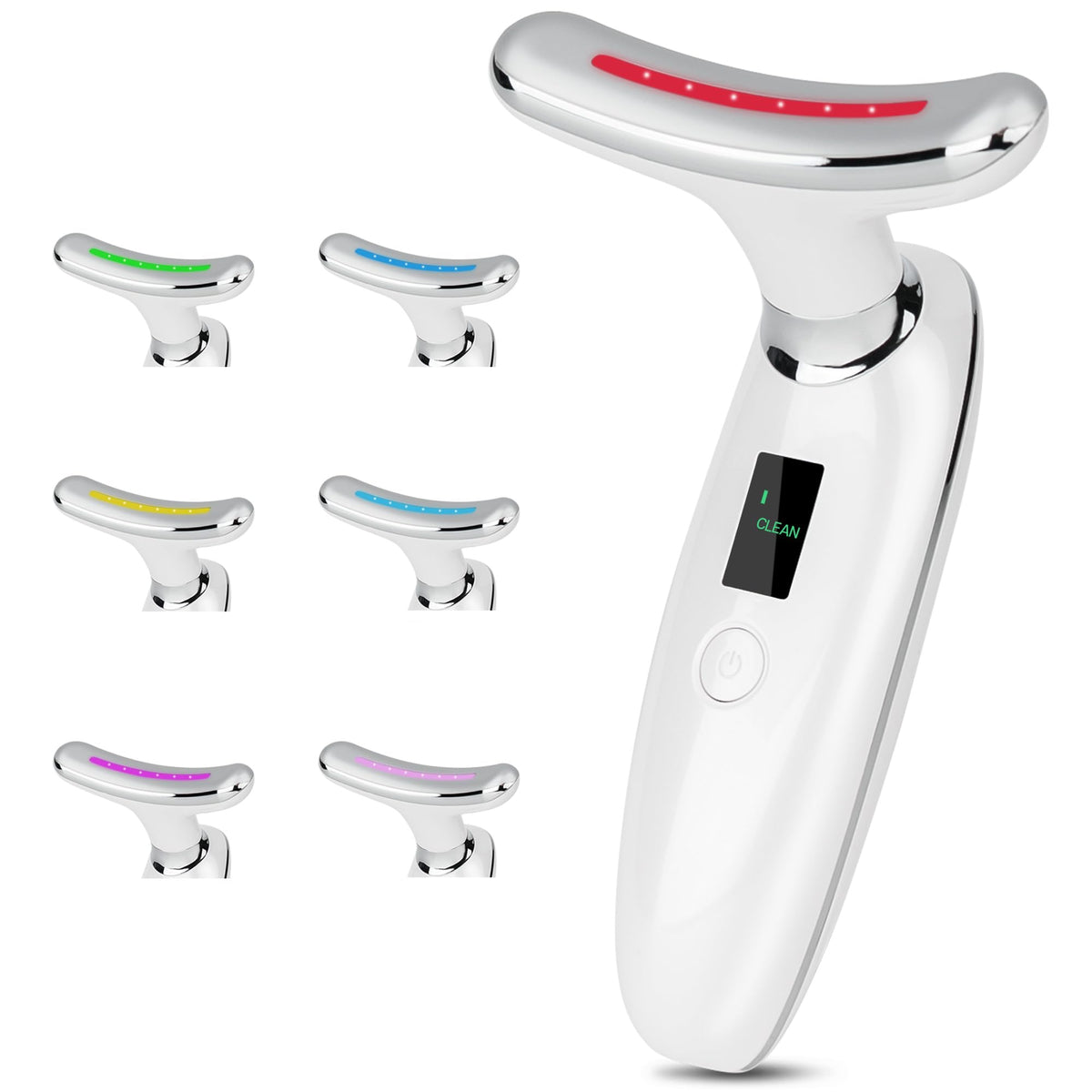 VRAIKO Lilac 7-in-1 Beauty Massager for Face and Neck - Jawline Lifting & Firming - Face Lymphatic Drainage Massager for Anti Aging Wrinkle, Forehead Lines, and Dark Circles