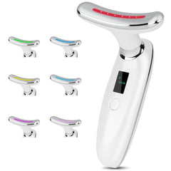 VRAIKO Lilac 7-in-1 Beauty Massager for Face and Neck - Jawline Lifting & Firming - Face Lymphatic Drainage Massager for Anti Aging Wrinkle, Forehead Lines, and Dark Circles