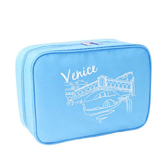 Styleys Waterproof Cosmatic Venice Makeup Bag for Travelling (Sky Blue - S1428)