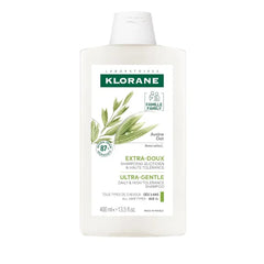 Klorane Ultra-Gentle Shampoo with Oat Milk, Sulfate-Free - Dermatologist and Pediatric Tested, Hypoallergenic, Vegan, Plant-Based Fomula, High Tolerance Formula for Whole Family - 13.5 fl. oz