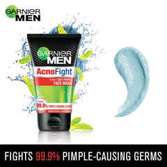 Garnier Men Acno Fight Anti-Pimple Facewash, Pack of 2, 200g