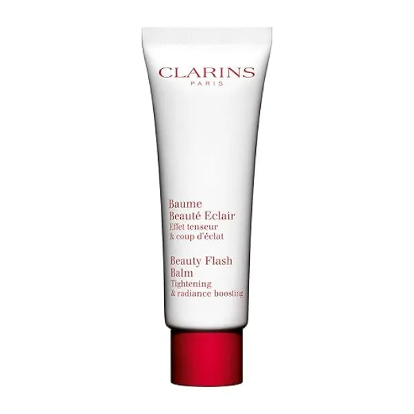 Clarins Beauty Flash Balm 3 In 1 Hydrating 10-Minute Face Mask, Make-Up Primer, or Quick Pick Me Up Radiance Booster Moisturizes, Brightens and Visibly Tightens Non Oily and Non Comedogenic
