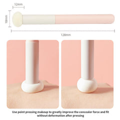 Rayyan Makeup Concealer Brush, Mushroom Foundation Sponge Powder Brush, Round Head Brightening Concealer Brush, Cosmetic Tool Face Nose Eyelids Newbie Beauty Brushes(Pack of 6, Pink)