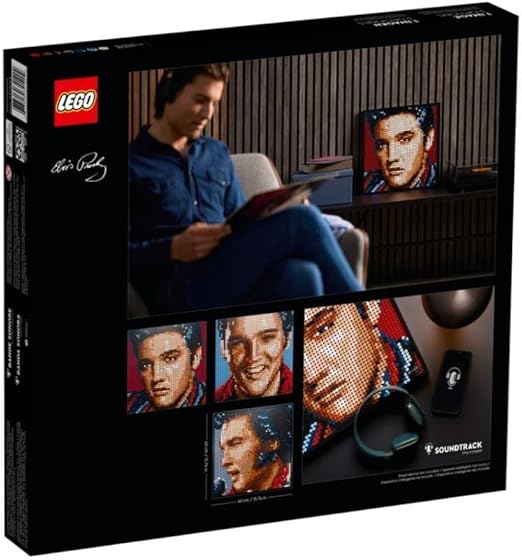 LEGO Art Elvis Presley “The King” 31204 Building Kit (3,445 Pieces)