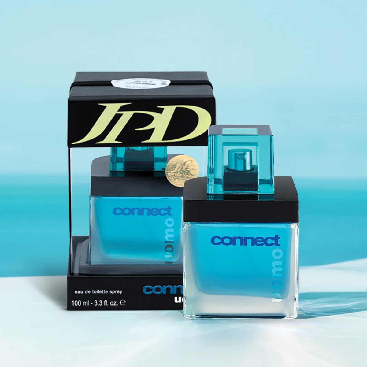 Jean Paul Dupont (JPD) Connect Uomo - Long Lasting Perfume for Men - with Fruity and Woody notes - Eau de Toilette 100ml