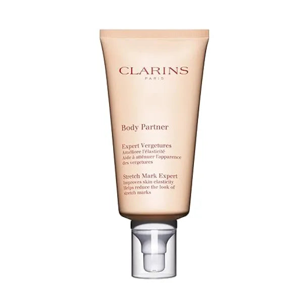 Clarins Body Partner Stretch Mark Expert Award Winning Stretch Mark Cream For Pregnancy and Weight Fluctuations Tested and Recommended By Pregnant Women Fragrance Free Minimal Ingredients