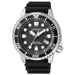 Citizen Men's Analogue Eco-Drive Watch with a Rubber Band Promaster Marine