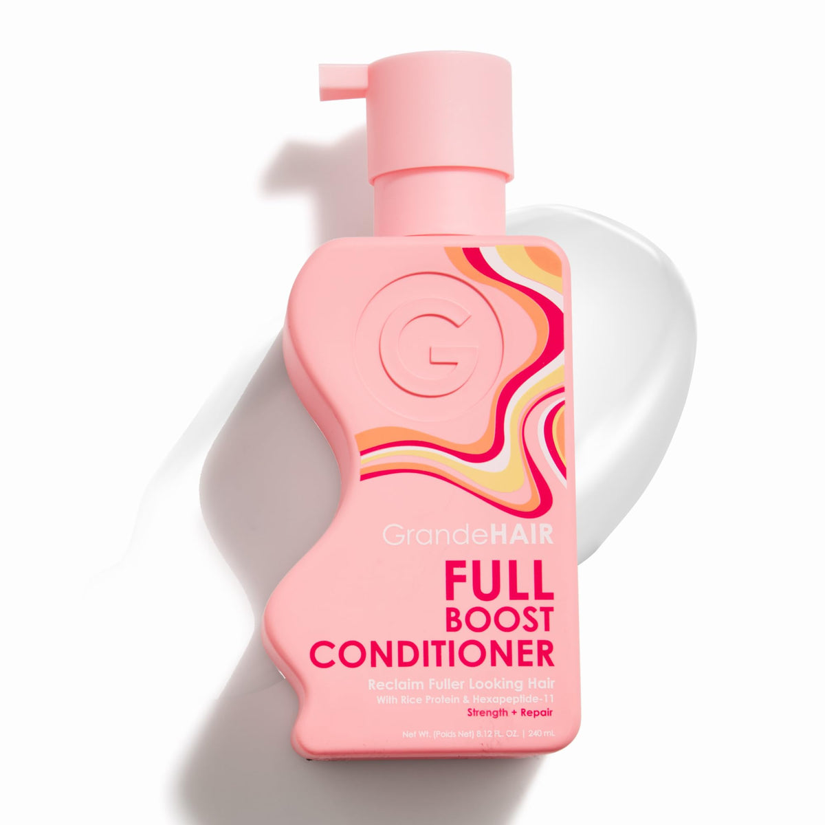 Grande Cosmetics Conditioner For Women, Cleanses, Exfoliates & Reduces Fallout For Fuller Looking Hair, Sulfate-Free