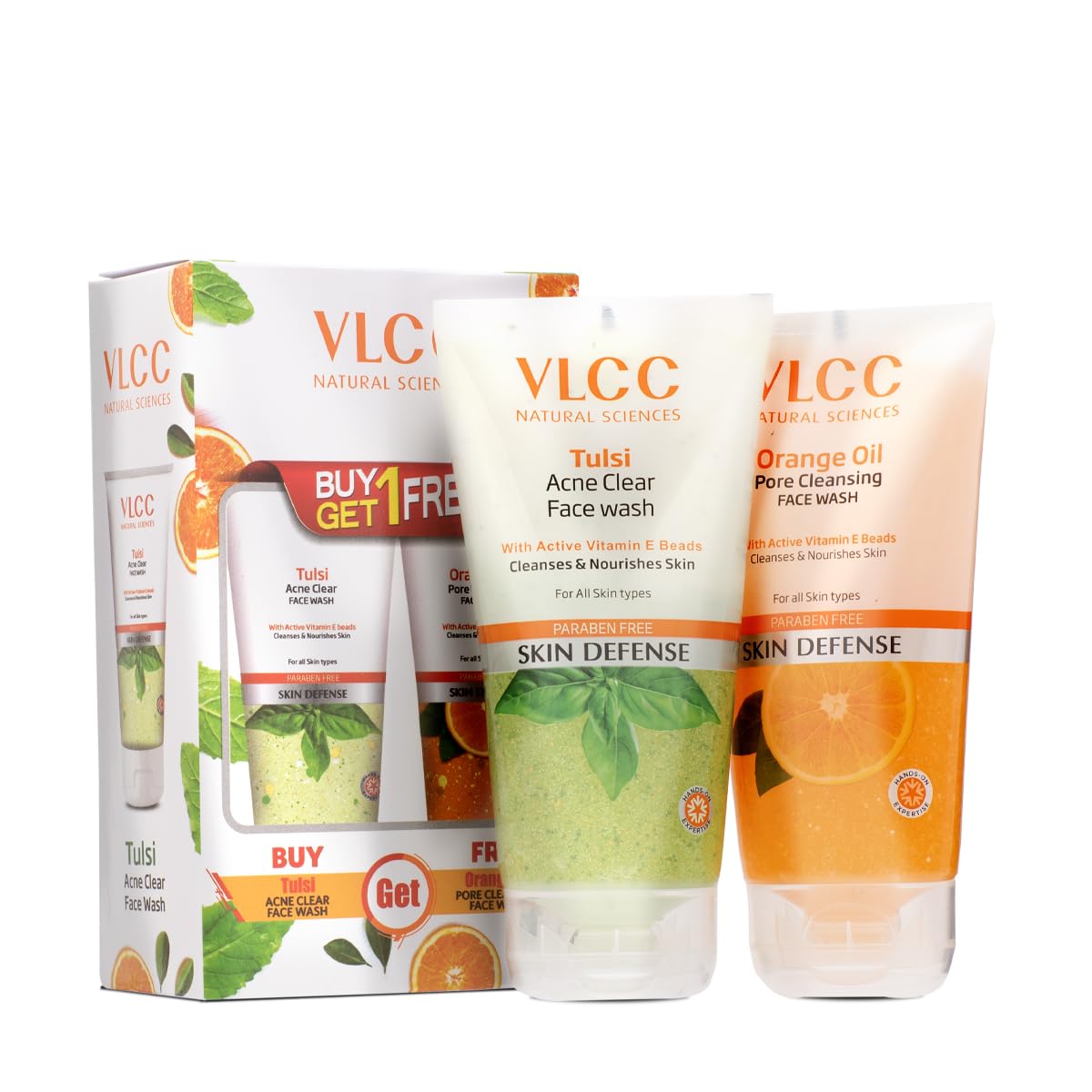 VLCC Tulsi Acne Clear Face Wash 150 ml, Pack of 1