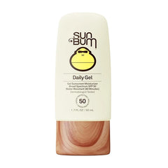 Sun Bum Daily SPF 50 Clear Gel Face Sunscreen 1.7 oz – Broad Spectrum Moisturizing Facial Sunscreen with Vitamin E, Vegan & Reef-Safe (No Octinoxate & Oxybenzone), Travel Size