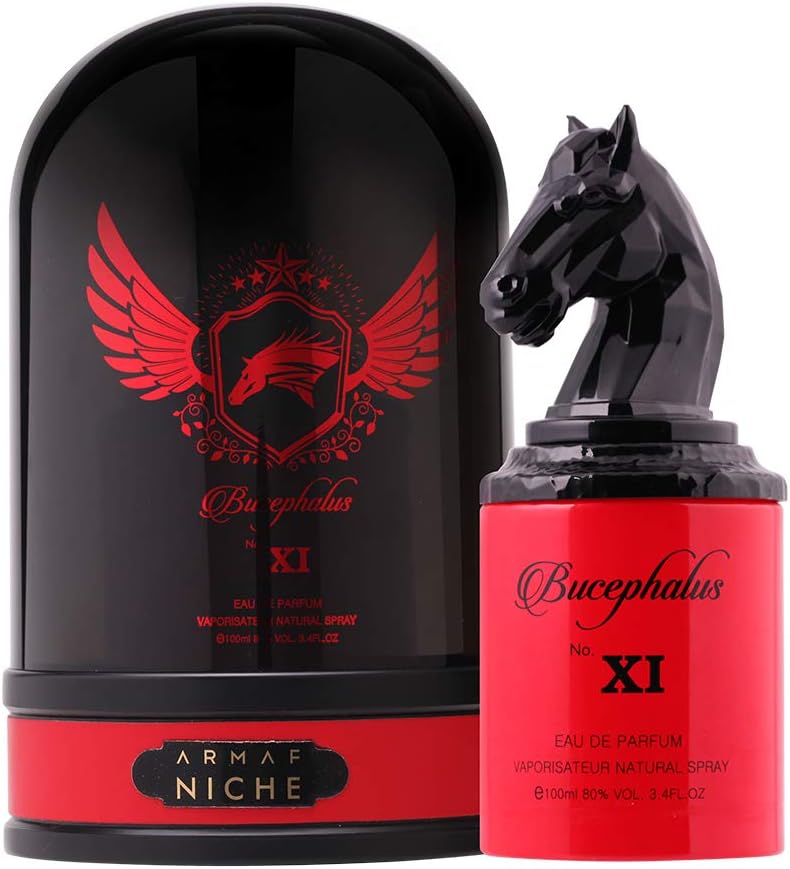 Armaf Niche Bucephalus 3 Piece Perfume Set For Unisex - Bucephalus IX Eau De Parfum 100ML - Bucephalus X Eau De Parfum 100ML - Bucephalus XI Eau De Parfum 100ML - Fragrance - perfumes for mens