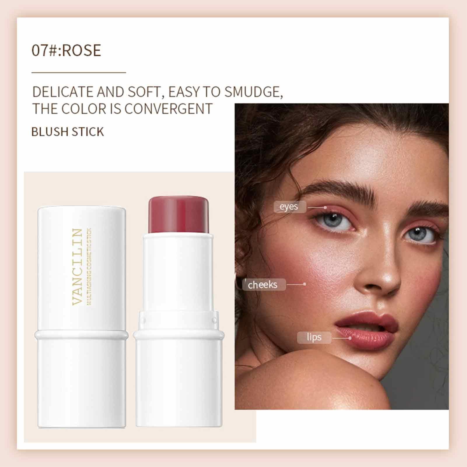 Contouring Stick | Universal Blush Stick for Cheeks,Makeup Stick Plaster Design Highlight Bronzer Shaping Trimming Stick for Lip Cheek Eyes
