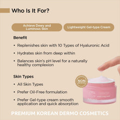BANOBAGI Calming Care Moisturizing Cream (50ml) | Premium Korean Face & Skin Moisturizer | 24-Hour Hydration with 10 Types of Hyaluronic Acid | Soothing & Nourishing for All Skin Types