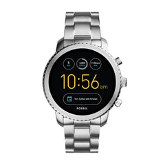 Fossil Men's Gen 3 Explorist Quartz Watch with Analog Display and Stainless Steel Bracelet FTW4000