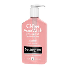 Neutrogena Oil-free Salicylic Acid Pink Grapefruit Pore Cleansing Acne Wash and Facial Cleanser With Vitamin C, 9.1 Ounce