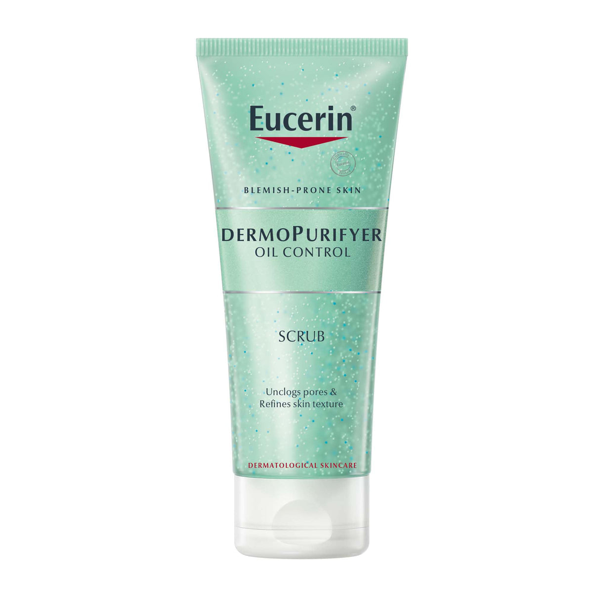 Eucerin Dermopurifyer Oil Control Scrub, Unclogs Pores & Refines Skin Texture, Blemish-prone skin - 100ml