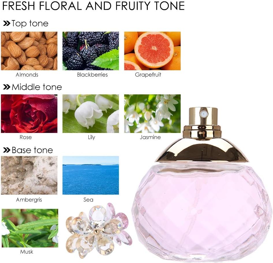 60ml Perfume for Women, Lady Perfume Flower Wood Fragrance Perfume(·Ûɫ)