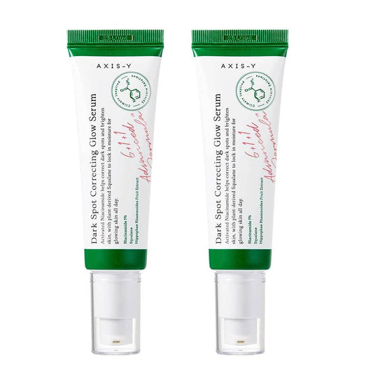 Axis-Y Dark Spot Correcting Glow Serum 50ml / 1.69 fl. oz | Korean Skincare |Brightening Serum, Dark Spot Treatment, Hyperpigmentation Treatment (Pack of 2)
