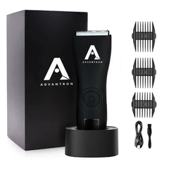 Advantron Waterproof Cordless Trimmer & Shaver for Men | Beard, Hair Trimmer & Clipper, Body Hair Removal, Private Area Grooming, Electric Shaver, & Best Grooming Kit for Men