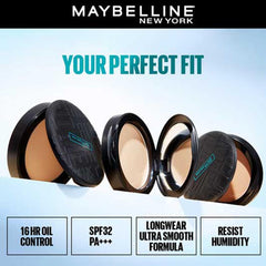 Maybelline New York Fit Me Shade 128 Warm Nude, Compact Powder, 8g