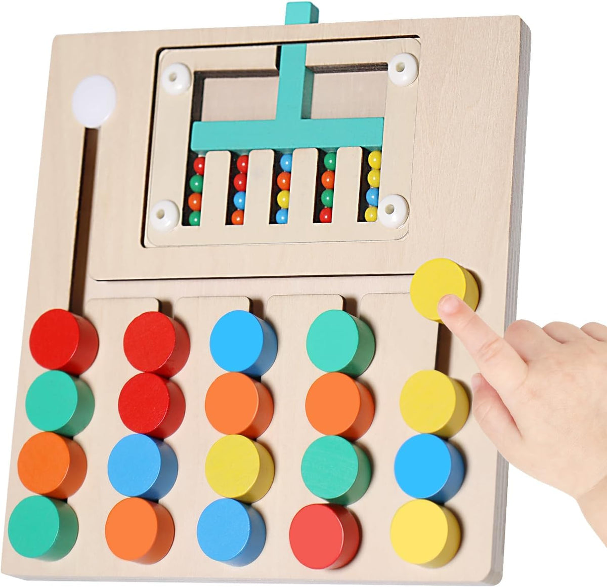 Color Matching Puzzle Toys,Montessori Brain Teasers Game for Kids Age 3, 4, 5, 6, Years Old,Educational Toys,Preschool Learning Activities