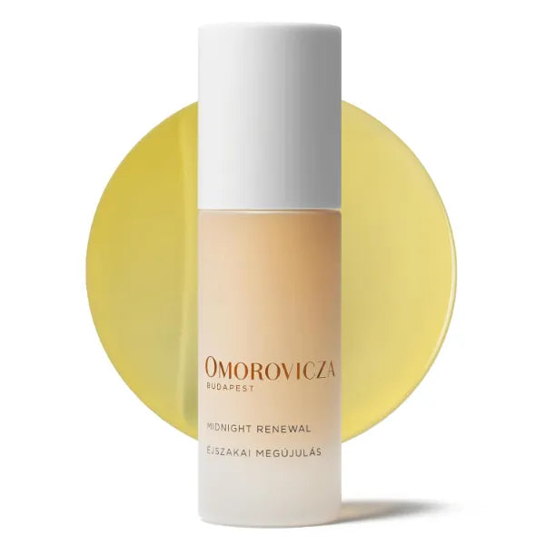 Omorovicza Midnight Renewal Serum (1.0 oz), Retinal Night Repair Formula, Polyglutamic Acid Hydrating & Plumping Serum, Overnight Anti-Aging Skincare for Texture, Fine Lines & Wrinkles
