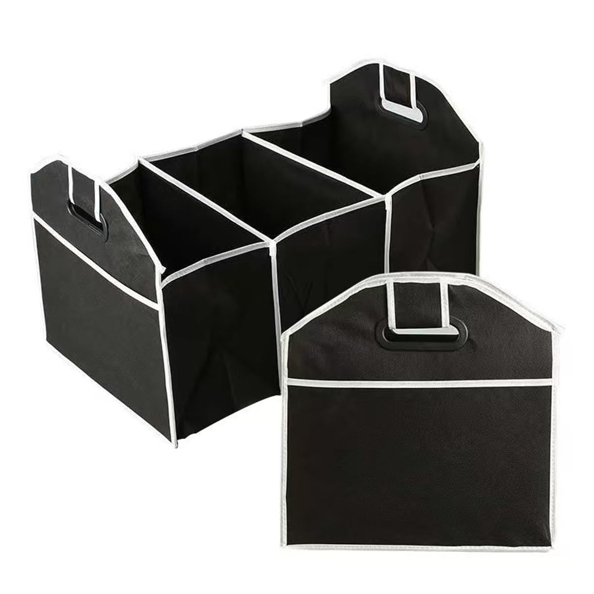 ECVV Car Trunk Organizer, Collapsible Portable Multi-Compartment, Automotive SUV Car Organizer for Storage CargoTruck & Car Accessories