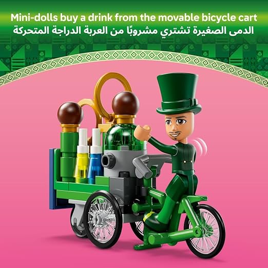 LEGO Wicked Welcome to Emerald City Set, Building Toy with Tower Model and Glinda and Elphaba Mini-Doll Figures, Gift for Movie Fans and 9 Plus Year Old Girls & Boys Who Love Dolls House Sets 75684