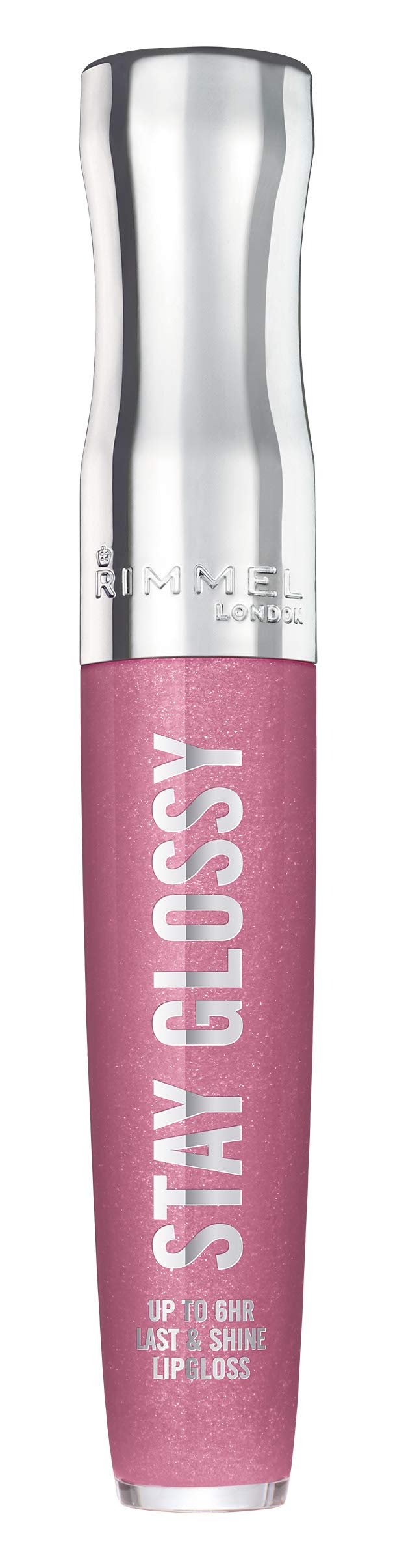 Rimmel Stay Glossy Lip Gloss - Non-Sticky and Lightweight Formula for Lip Color and Shine - 030 Cake for Breakfast, 18oz