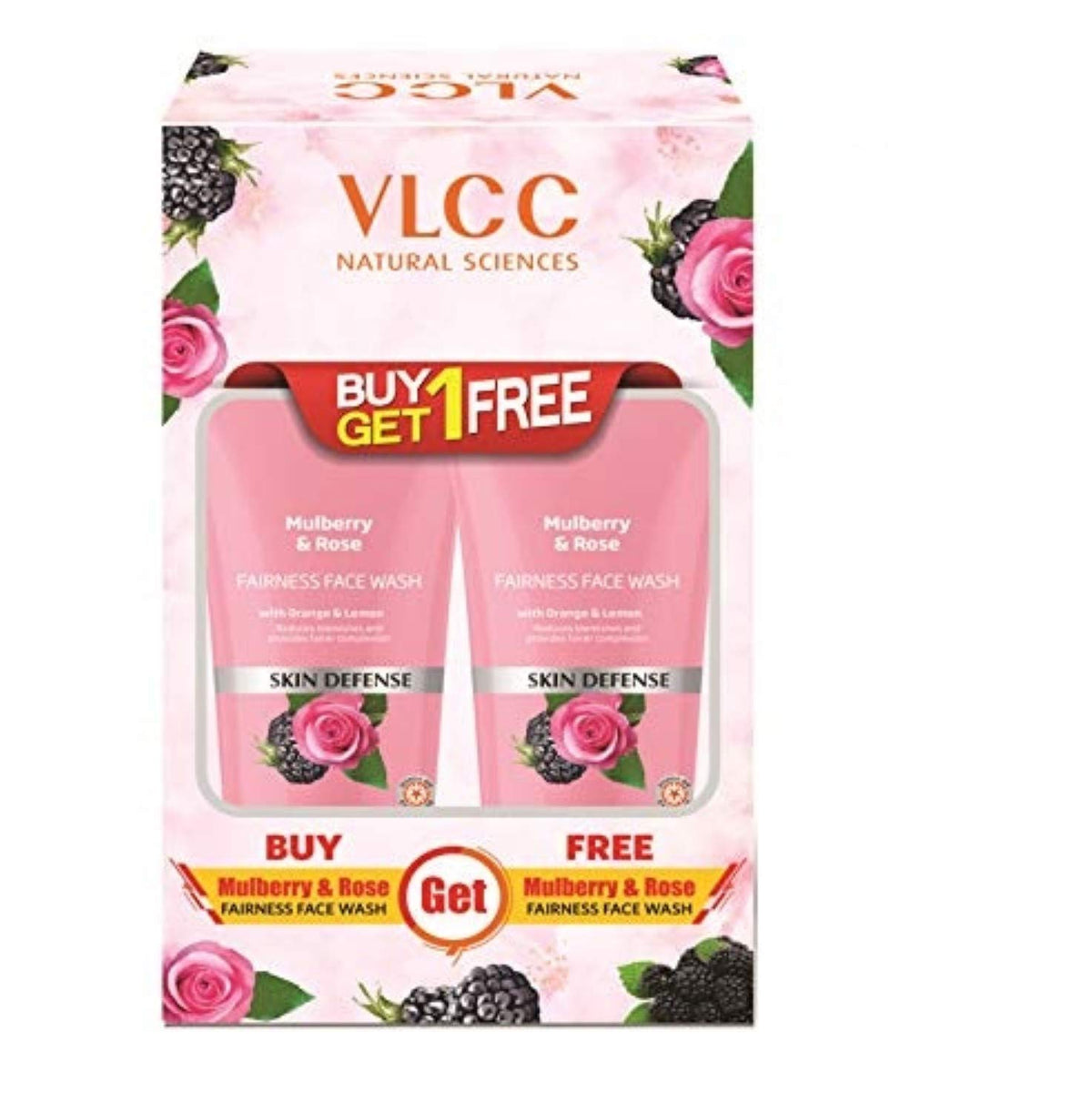 VLCC Raspberry & Pink Raspberry Face Wash (Buy 1 Get 150ml)