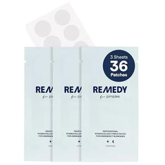 Remedy Science for Pimples 36 Hydrocolloid Pimple Patches for Blemishes, Zits, Spot Concealing Near Invisible Medical grade Blemish Patches By Dermatologist Dr. Shah