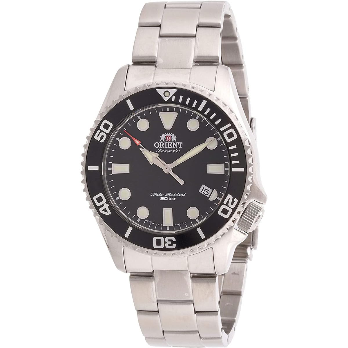 Orient Sports Automatic Watch For Men RA-AC0K01B00C, Black, bracelet
