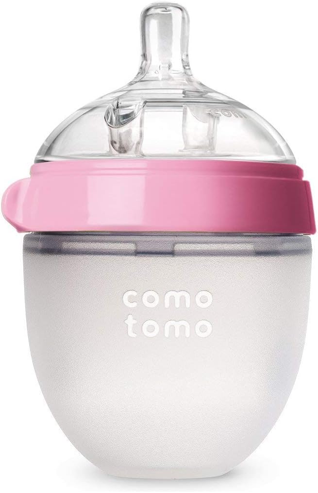Comotomo Como Tomo 150ml Baby Bottle (Pink)