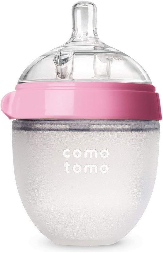 Comotomo Como Tomo 150ml Baby Bottle (Pink)