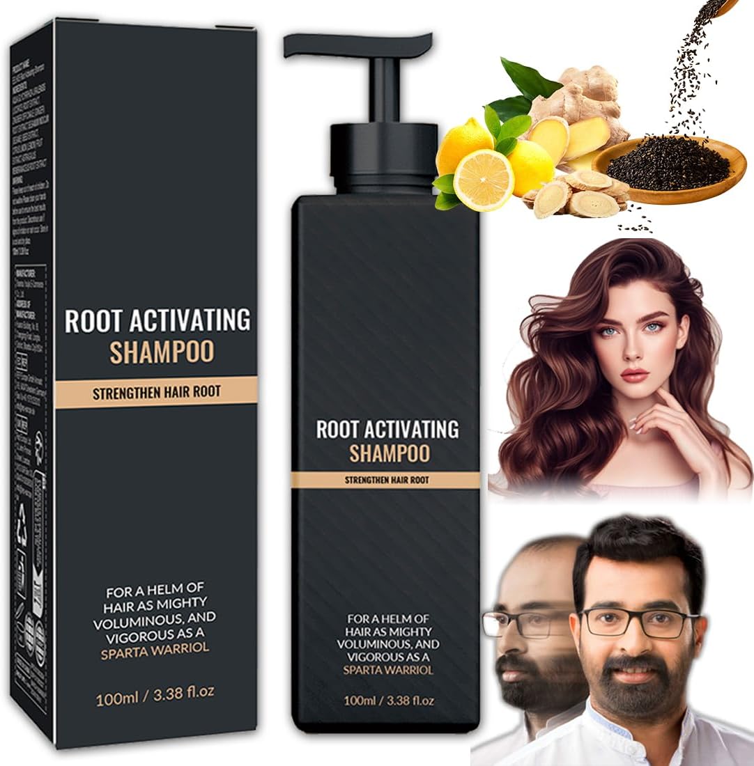 Spartan Shampoo, Spartan Root Activator Shampoo, Natural Hair Growth Shampoo 100 ml, Against Hair Loss Repairing Care Shampoo, Hair Care Promotes Hair Growth Women Men
