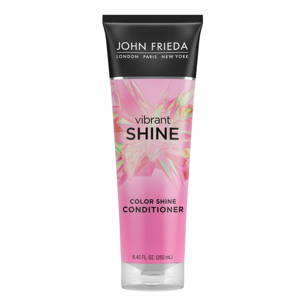 John Frieda Vibrant Shine Conditioner with Rosehip Oil, Moisturizing Conditioner for Shiny Hair, Sulfate-Free and Paraben-Free, 249 ml