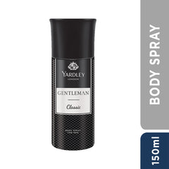 Yardley London Gentleman Classic Deo Body Spray For Men, 150ml