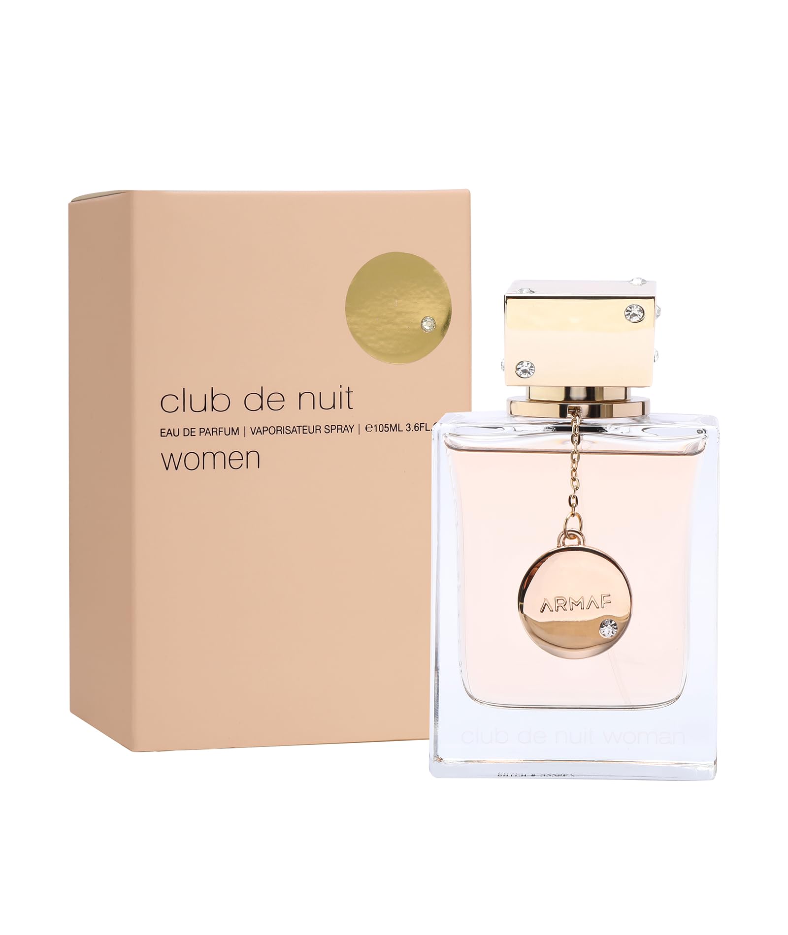 Armaf Club De Nuit Eau De Bergamot, Grapefruit, Peach, Orange Parfum Spray for Women, 3.6oz