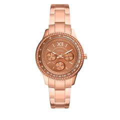 Fossil Women's Watch Stella Sport, 37mm, case size, Quartz Multifunction movement, Stainless Steel strap