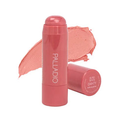 Palladio I'm Blushing 2-in-1 Cheek and Lip Tint, Buildable Lightweight Cream Blush, Sheer Multi Stick Hydrating formula, All day wear, Easy Application, Shimmery, Blends Perfectly onto Skin
