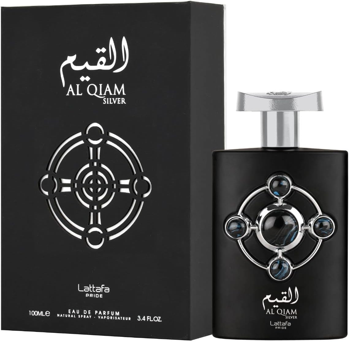 Al Qiam Silver 100 ml Lattafa Pride Eau de Parfum - Men's Perfume