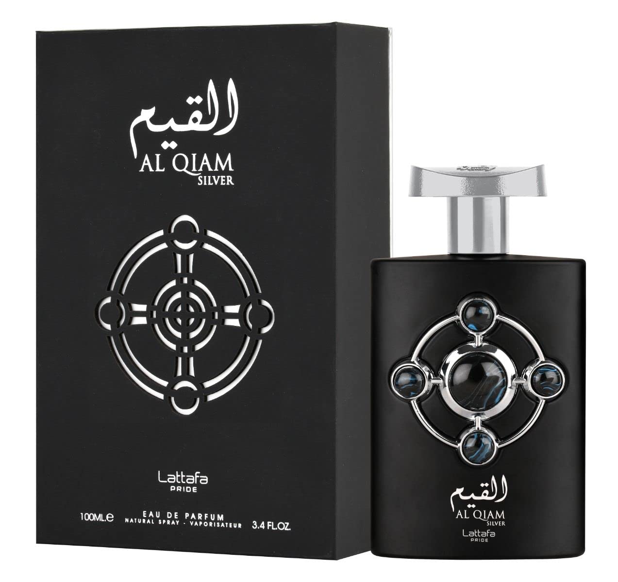 Al Qiam Silver 100 ml Lattafa Pride Eau de Parfum - Men's Perfume