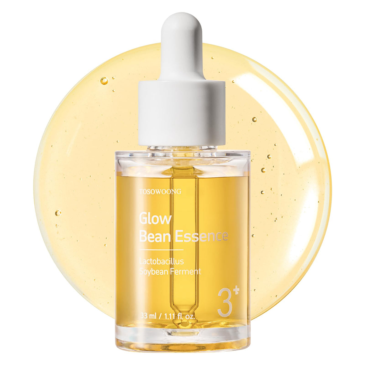 Tosoong Glow Bean Essence Soybean Ferment Extract 31025ppm Glass Skin Exfoliator Moisturizer Barrier Facial Serum Korean Skin Care 33ml/1.11 fl oz