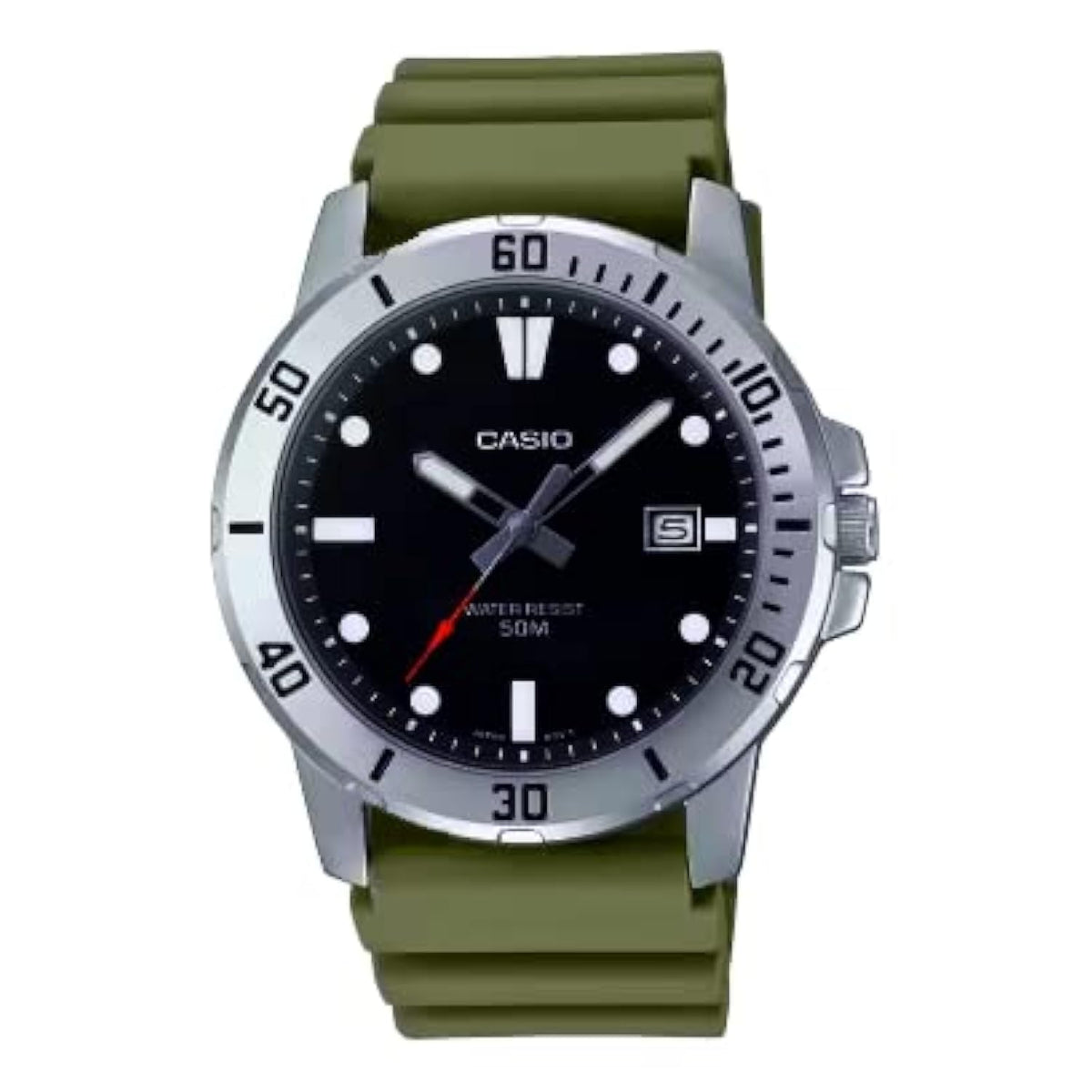 Casio Men's Watch - MTP-VD01-1EVUDF Green / Black