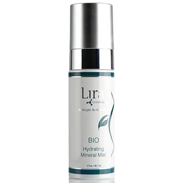 Lira Clinical BIO Hydrating Mineral Mist Face Mist Hydrating Spray with Plant Stem Cells Calming & Glowing Facial Mist 2 Ounce