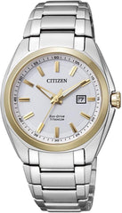CITIZEN Women's Analogue Eco-Drive Watch with a Titanium Strap