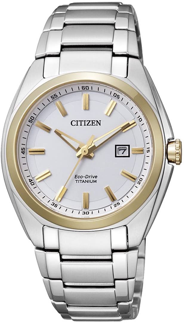 CITIZEN Women's Analogue Eco-Drive Watch with a Titanium Strap